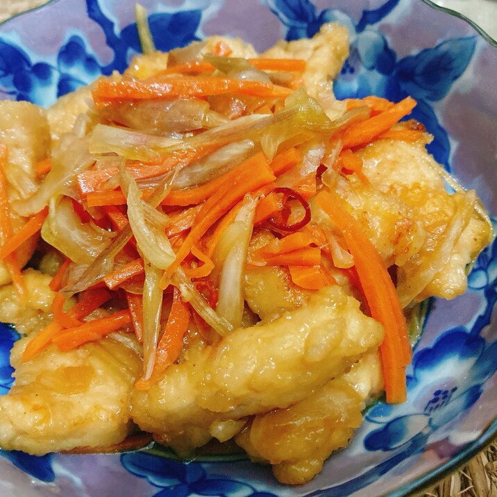 夏にぴったり❣️鶏胸肉の南蛮漬け